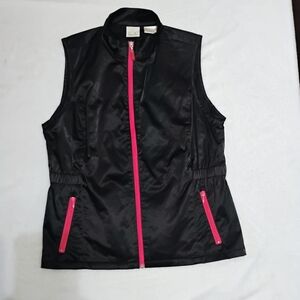 EP Pro Black Vest with Bright Pink Details